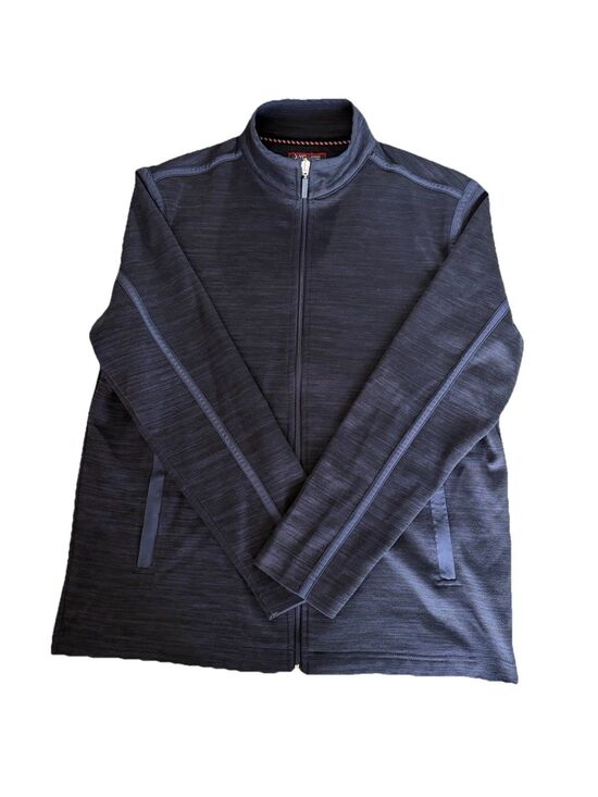 Johnston & Murphy Other - Johnston & Murphy Blue XC4 Full Zip Jacket Extreme Comfort Size L Large